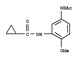 (9ci)-n-[5-(乙?；被?-2-甲氧基苯基]-環(huán)丙烷羧酰胺結構式_712287-11-1結構式
