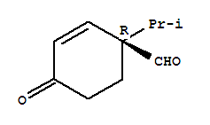 (1r)-(9ci)-1-(1-甲基乙基)-4-氧代-,2-環(huán)己烯-1-羧醛結(jié)構(gòu)式_712323-94-9結(jié)構(gòu)式