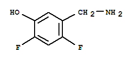 Phenol, 5-(aminomethyl)-2,4-difluoro-(9ci)Structure,71288-97-6Structure Phenol, 5-(aminomethyl)-2,4-difluoro-(9ci) Structure,71288-97-6Structure