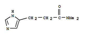 (9ci)-N,N-二甲基-1H-咪唑-4-丙酰胺結構式_713071-47-7結構式
