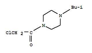 Piperazine, 1-(chloroacetyl)-4-(2-methylpropyl)-(9ci)Structure,713522-75-9Structure Piperazine, 1-(chloroacetyl)-4-(2-methylpropyl)-(9ci) Structure,713522-75-9Structure