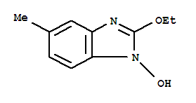 (9ci)-2-乙氧基-1-羥基-5-甲基-1H-苯并咪唑結(jié)構(gòu)式_71468-02-5結(jié)構(gòu)式