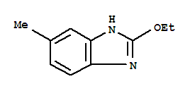 (9ci)-2-乙氧基-5-甲基-1H-苯并咪唑結(jié)構(gòu)式_71468-10-5結(jié)構(gòu)式