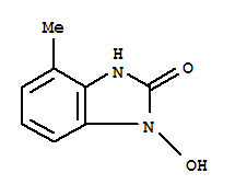 (9ci)-1,3-二氫-1-羥基-4-甲基-2H-苯并咪唑-2-酮結(jié)構(gòu)式_71468-11-6結(jié)構(gòu)式
