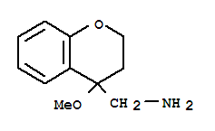 (9ci)-3,4-二氫-4-甲氧基-2H-1-苯并吡喃-4-甲胺結(jié)構(gòu)式_717089-70-8結(jié)構(gòu)式