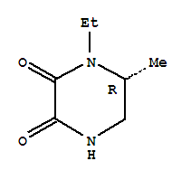 (r)-(9ci)-1-乙基-6-甲基-2,3-哌嗪二酮結構式_71754-90-0結構式