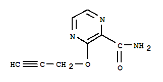 Pyrazinecarboxamide, 3-(2-propynyloxy)-(9ci)Structure,717848-20-9Structure Pyrazinecarboxamide, 3-(2-propynyloxy)-(9ci) Structure,717848-20-9Structure