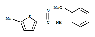 2-Thiophenecarboxamide,n-(2-methoxyphenyl)-5-methyl-(9ci)Structure,717873-31-9Structure 2-Thiophenecarboxamide,n-(2-methoxyphenyl)-5-methyl-(9ci) Structure,717873-31-9Structure
