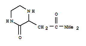 2-Piperazineacetamide,n,n-dimethyl-3-oxo-(9ci)Structure,719999-82-3Structure 2-Piperazineacetamide,n,n-dimethyl-3-oxo-(9ci) Structure,719999-82-3Structure