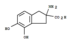 1H-indene-2-carboxylic acid, 2-amino-2,3-dihydro-4,5-dihydroxy- (9ci) Structure,721386-72-7Structure