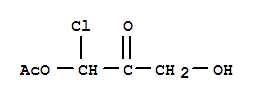 2-Propanone, 1-(acetyloxy)-1-chloro-3-hydroxy-Structure,72156-88-8Structure 2-Propanone, 1-(acetyloxy)-1-chloro-3-hydroxy- Structure,72156-88-8Structure
