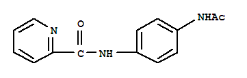 (9ci)-n-[4-(乙?；被?苯基]-2-吡啶羧酰胺結(jié)構(gòu)式_723257-63-4結(jié)構(gòu)式