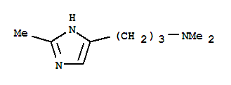(9ci)-n,n,2-三甲基-1H-咪唑-4-丙胺結(jié)構(gòu)式_724416-35-7結(jié)構(gòu)式
