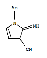 (9ci)-1-乙?；?2,3-二氫-2-亞氨基-1H-吡咯-3-甲腈結(jié)構(gòu)式_724462-20-8結(jié)構(gòu)式