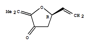 (5r)-(9ci)-5-乙烯二氫-2-(1-甲基亞乙基)-3(2H)-呋喃酮結(jié)構(gòu)式_724477-81-0結(jié)構(gòu)式