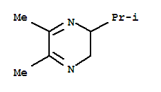 Pyrazine, 2,3-dihydro-5,6-dimethyl-2-(1-methylethyl)-(9ci)Structure,72648-18-1Structure Pyrazine, 2,3-dihydro-5,6-dimethyl-2-(1-methylethyl)-(9ci) Structure,72648-18-1Structure
