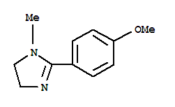 (9ci)-4,5-二氫-2-(4-甲氧基苯基)-1-甲基-1H-咪唑結(jié)構(gòu)式_727408-53-9結(jié)構(gòu)式