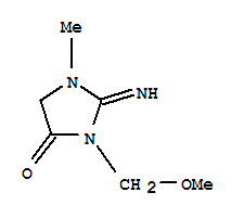 4-Imidazolidinone,2-imino-3-(methoxymethyl)-1-methyl-(9ci)Structure,727647-67-8Structure 4-Imidazolidinone,2-imino-3-(methoxymethyl)-1-methyl-(9ci) Structure,727647-67-8Structure