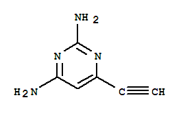 2,4-Pyrimidinediamine, 6-ethynyl-(9ci)Structure,727651-52-7Structure 2,4-Pyrimidinediamine, 6-ethynyl-(9ci) Structure,727651-52-7Structure