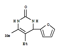 (9ci)-5-乙基-4-(2-呋喃)-3,4-二氫-6-甲基-2(1H)-嘧啶酮結(jié)構(gòu)式_728004-16-8結(jié)構(gòu)式