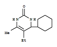 (9ci)-4-環(huán)己基-5-乙基-3,4-二氫-6-甲基-2(1H)-嘧啶酮結(jié)構(gòu)式_728004-21-5結(jié)構(gòu)式