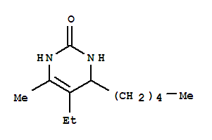 (9ci)-5-乙基-3,4-二氫-6-甲基-4-戊基-2(1H)-嘧啶酮結(jié)構(gòu)式_728004-28-2結(jié)構(gòu)式