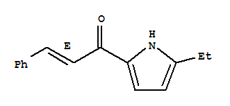 (2e)-(9ci)-1-(5-乙基-1H-吡咯-2-基)-3-苯基-2-丙烯-1-酮結(jié)構(gòu)式_728008-72-8結(jié)構(gòu)式