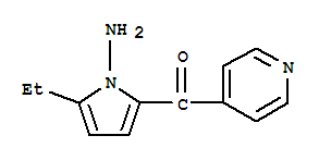 Methanone, (1-amino-5-ethyl-1h-pyrrol-2-yl)-4-pyridinyl-(9ci)Structure,728008-78-4Structure Methanone, (1-amino-5-ethyl-1h-pyrrol-2-yl)-4-pyridinyl-(9ci) Structure,728008-78-4Structure