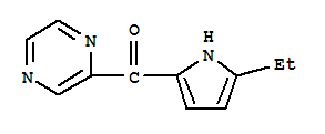 Methanone, (5-ethyl-1h-pyrrol-2-yl)pyrazinyl-(9ci)Structure,728010-89-7Structure Methanone, (5-ethyl-1h-pyrrol-2-yl)pyrazinyl-(9ci) Structure,728010-89-7Structure