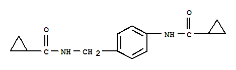 n-[4-[[(環(huán)丙基羰基)氨基]甲基]苯基]-環(huán)丙烷羧酰胺結(jié)構(gòu)式_728027-35-8結(jié)構(gòu)式