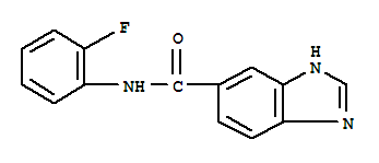(9ci)-n-(2-氟苯基)-1H-苯并咪唑-5-羧酰胺結(jié)構(gòu)式_728028-79-3結(jié)構(gòu)式
