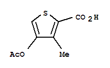 2-Thiophenecarboxylicacid,4-(acetyloxy)-3-methyl-(9ci)Structure,728886-67-7Structure 2-Thiophenecarboxylicacid,4-(acetyloxy)-3-methyl-(9ci) Structure,728886-67-7Structure