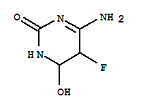 (9ci)-4-氨基-5-氟-5,6-二氫-6-羥基-2(1H)-嘧啶酮結構式_72939-80-1結構式