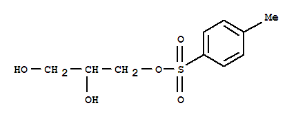 (R,s)-1-甲苯磺酰甘油結(jié)構(gòu)式_73073-07-1結(jié)構(gòu)式