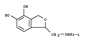 (9ci)-1,3-二氫-1-[[(1-甲基乙基)氨基]甲基]-4,5-異苯并呋喃二醇結(jié)構(gòu)式_730919-58-1結(jié)構(gòu)式