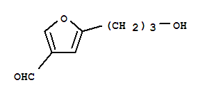 3-Furancarboxaldehyde, 5-(3-hydroxypropyl)-(9ci)Structure,732284-23-0Structure 3-Furancarboxaldehyde, 5-(3-hydroxypropyl)-(9ci) Structure,732284-23-0Structure