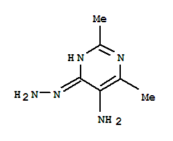 4(1H)-pyrimidinone, 5-amino-2,6-dimethyl-, hydrazone (9ci)Structure,732925-33-6Structure 4(1H)-pyrimidinone, 5-amino-2,6-dimethyl-, hydrazone (9ci) Structure,732925-33-6Structure