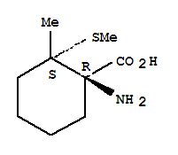 反式-(9ci)-1-氨基-2-甲基-2-(甲基硫代)-環(huán)己烷羧酸結(jié)構(gòu)式_73371-93-4結(jié)構(gòu)式