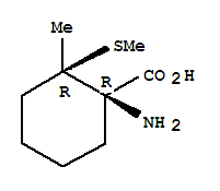順式-(9ci)-1-氨基-2-甲基-2-(甲基硫代)-環(huán)己烷羧酸結(jié)構(gòu)式_73371-95-6結(jié)構(gòu)式