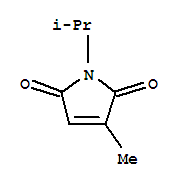 (9ci)-3-甲基-1-(1-甲基乙基)-1H-吡咯-2,5-二酮結(jié)構(gòu)式_73383-86-5結(jié)構(gòu)式