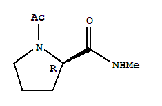 (r)-(9ci)-1-乙?；?n-甲基-2-吡咯烷羧酰胺結(jié)構(gòu)式_73462-80-3結(jié)構(gòu)式