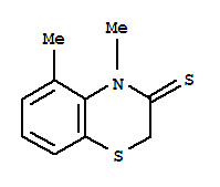 2H-1,4-benzothiazine-3(4h)-thione, 4,5-dimethyl-Structure,73500-68-2Structure 2H-1,4-benzothiazine-3(4h)-thione, 4,5-dimethyl- Structure,73500-68-2Structure