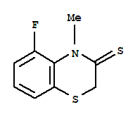 2H-1,4-benzothiazine-3(4h)-thione, 5-fluoro-4-methyl-Structure,73500-71-7Structure 2H-1,4-benzothiazine-3(4h)-thione, 5-fluoro-4-methyl- Structure,73500-71-7Structure