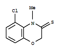 2H-1,4-benzoxazine-3(4h)-thione, 5-chloro-4-methyl-Structure,73500-72-8Structure 2H-1,4-benzoxazine-3(4h)-thione, 5-chloro-4-methyl- Structure,73500-72-8Structure