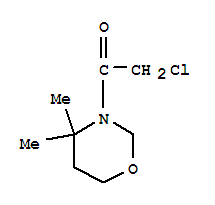 (9ci)-3-(氯乙?；?四氫-4,4-二甲基-2H-1,3-噁嗪結(jié)構(gòu)式_73512-51-3結(jié)構(gòu)式