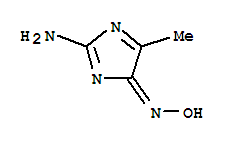 4H-imidazol-4-one,2-amino-5-methyl-,oxime(9ci)Structure,735209-42-4Structure 4H-imidazol-4-one,2-amino-5-methyl-,oxime(9ci) Structure,735209-42-4Structure
