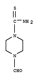 1-Piperazinecarbothioamide,4-formyl-(9ci)Structure,73553-80-7Structure 1-Piperazinecarbothioamide,4-formyl-(9ci) Structure,73553-80-7Structure