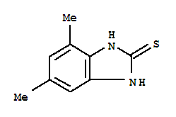 (9ci)-1,3-二氫-4,6-二甲基-2H-苯并咪唑-2-硫酮結(jié)構(gòu)式_73590-92-8結(jié)構(gòu)式