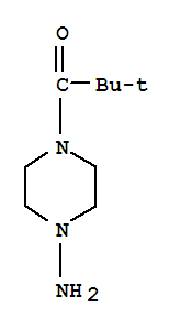 1-Piperazinamine,4-(2,2-dimethyl-1-oxopropyl)-(9ci)Structure,73742-60-6Structure 1-Piperazinamine,4-(2,2-dimethyl-1-oxopropyl)-(9ci) Structure,73742-60-6Structure