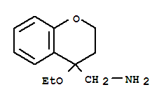 (9ci)-4-乙氧基-3,4-二氫-2H-1-苯并吡喃-4-甲胺結(jié)構(gòu)式_737711-80-7結(jié)構(gòu)式